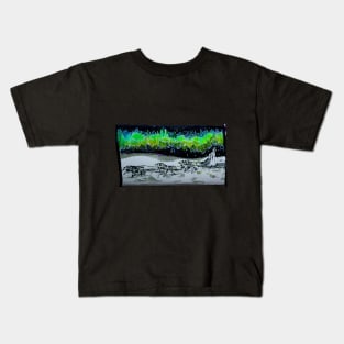 Sledding Kids T-Shirt